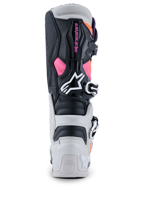 Alpinestars Tech 7 Boots Black/Light Gray/Orange Fluo/Magenta