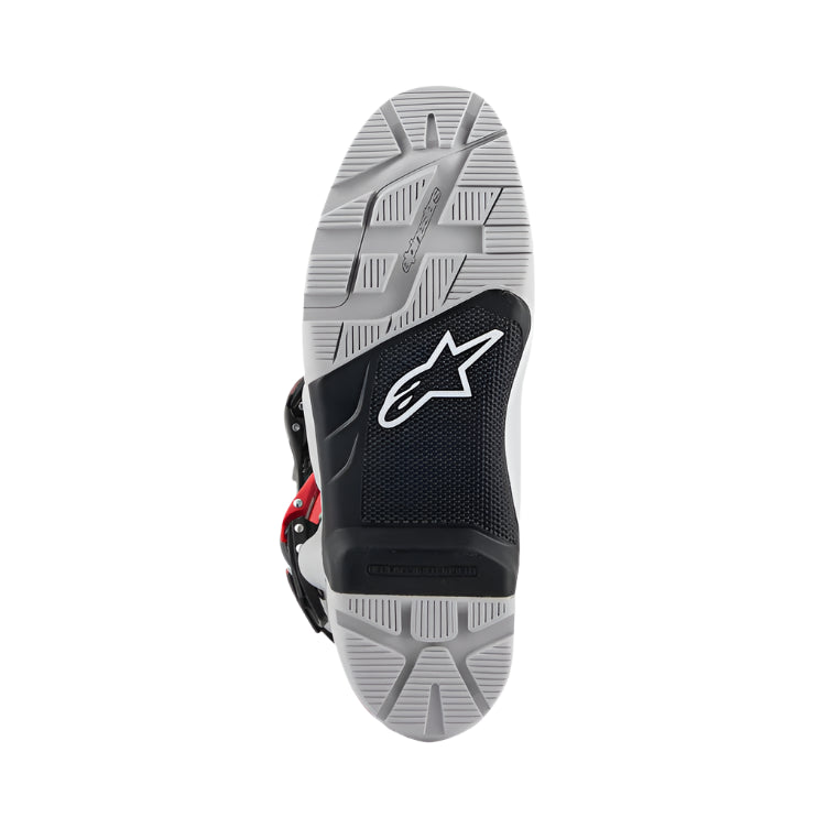 Alpinestars Tech 7 Enduro Boots Light Grey/Dark Grey/Red