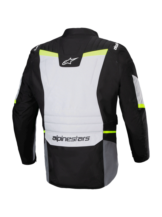 Alpinestars ST-1 Waterproof Jacket Ice Grey/Dark Grey/Yellow Fluo