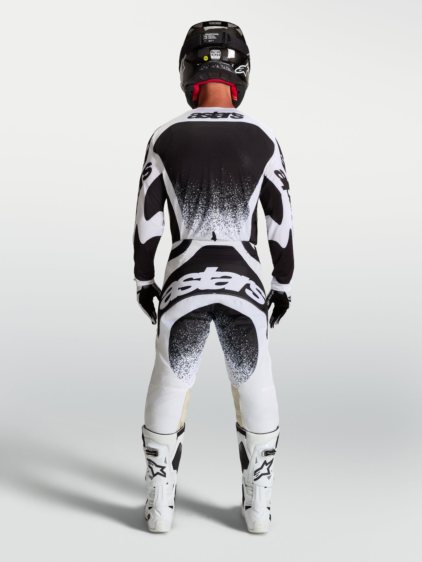 Alpinestars 2027 Techstar Swan Pants White Black