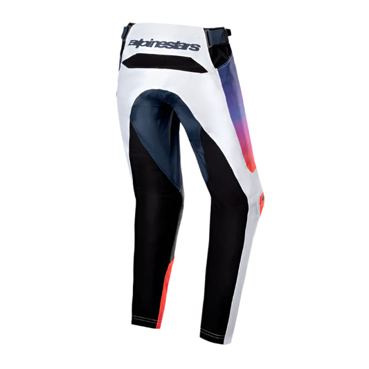 Alpinestars 2024 Youth Racer Hoen Pants Light Grey/Hot Orange/Black