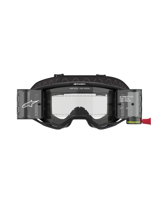 Alpinestars Vision 8 Corp Goggles Black Clear Roll Off