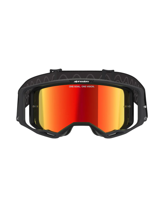 Alpinestars Vision 8 Corp Goggles Black Mirror Red