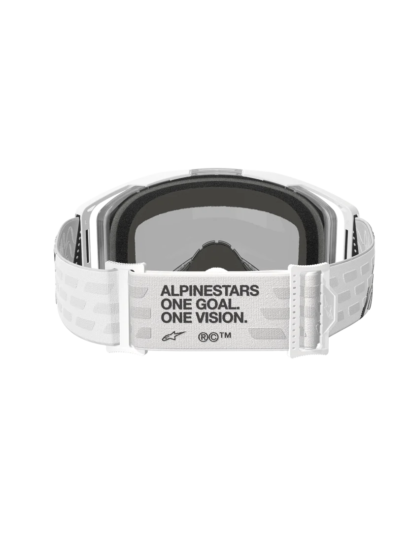 Alpinestars Vision 8 Corp Goggles White Mirror Silver