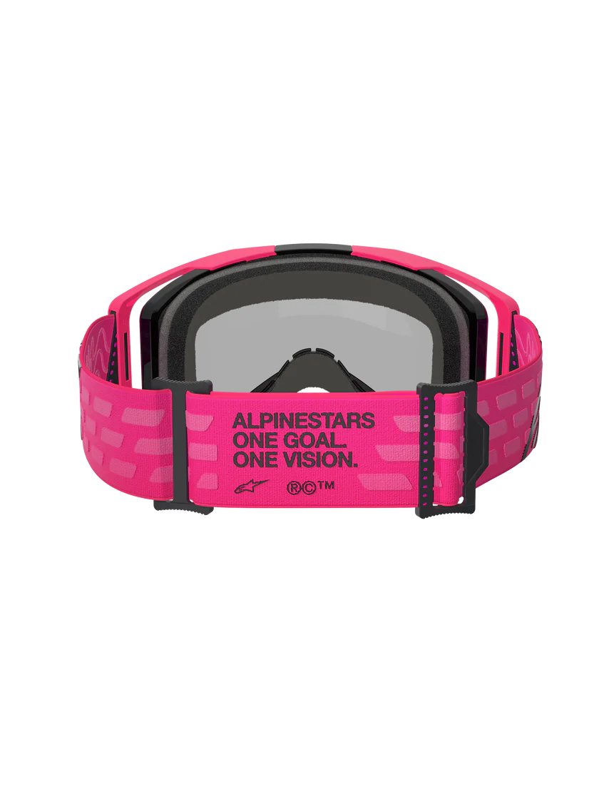 Alpinestars Vision 8 Corp Goggles Pink Mirror Red