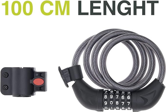 Interphone Cable Lock for Bike/E-Scooter - Black