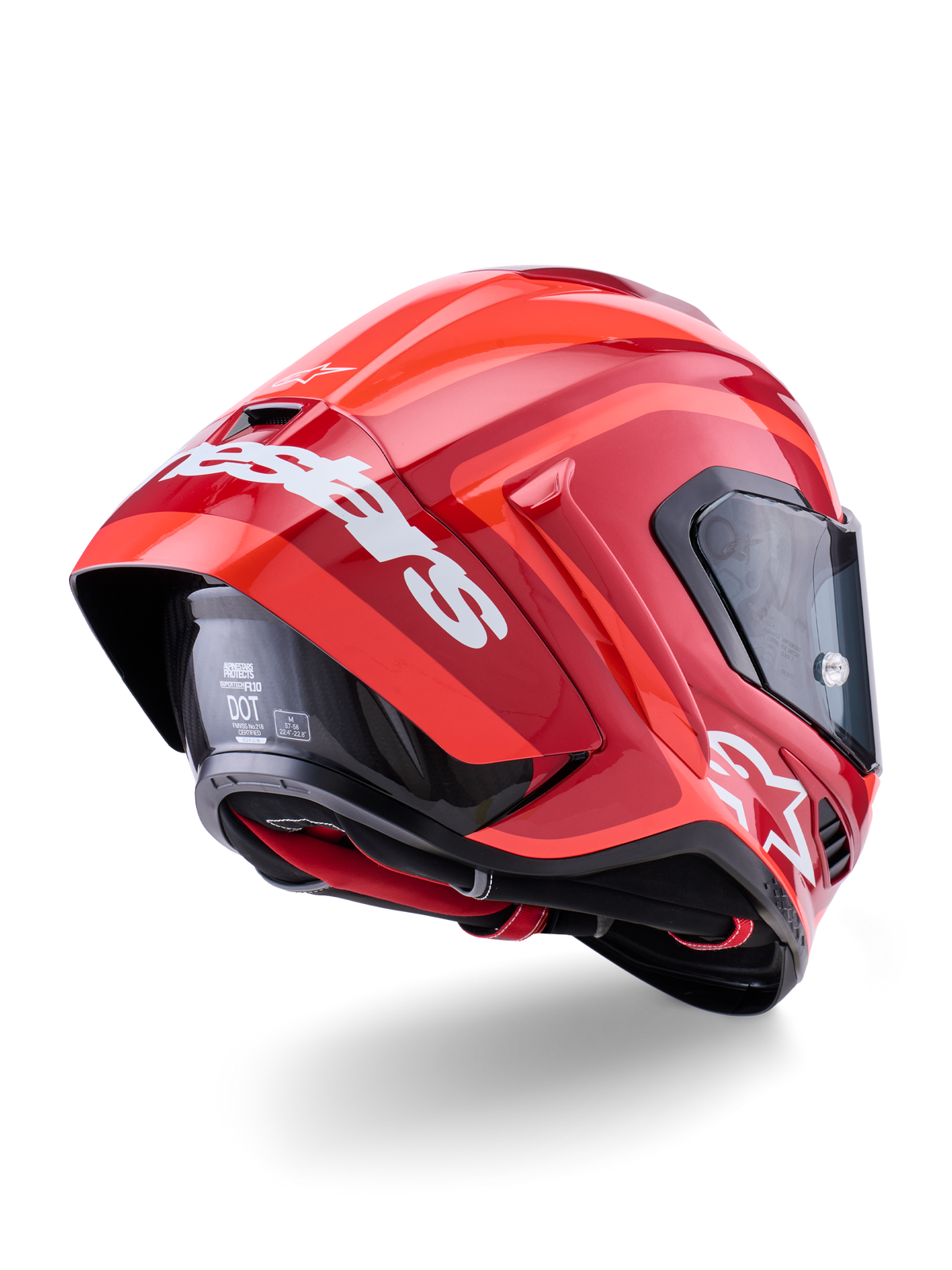 Alpinestars Supertech R10 Arius Helmet Black/White/Red