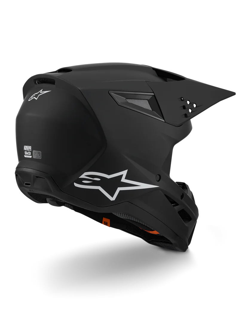 Supertech M3 Solid Matte Black Helmet ECE06