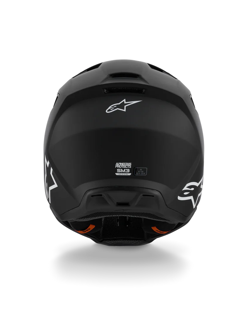 Supertech M3 Solid Matte Black Helmet ECE06