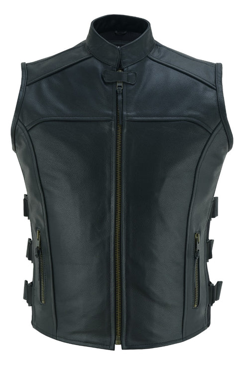 Sonic Leather Waistcoat/Vest