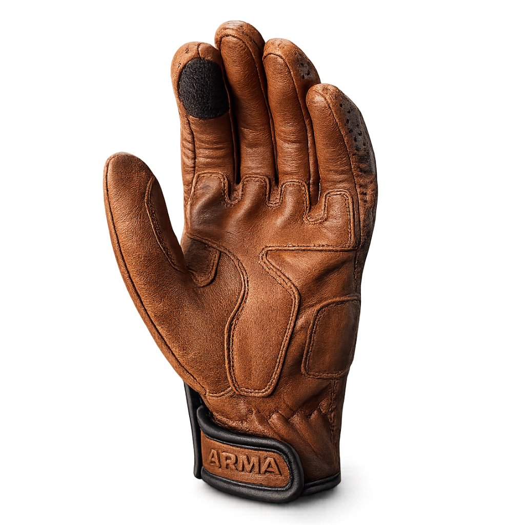 ARMA Density Leather Gloves - Camel Brown
