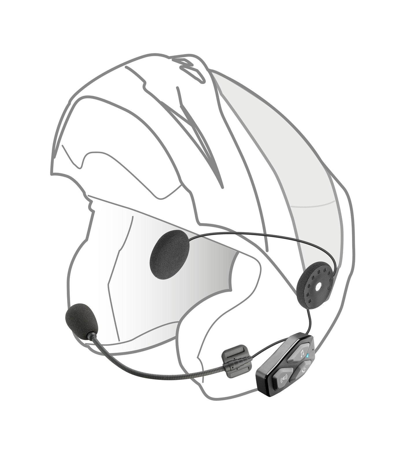 Interphone U-Com 3 Bluetooth Headset (Twin Pack)