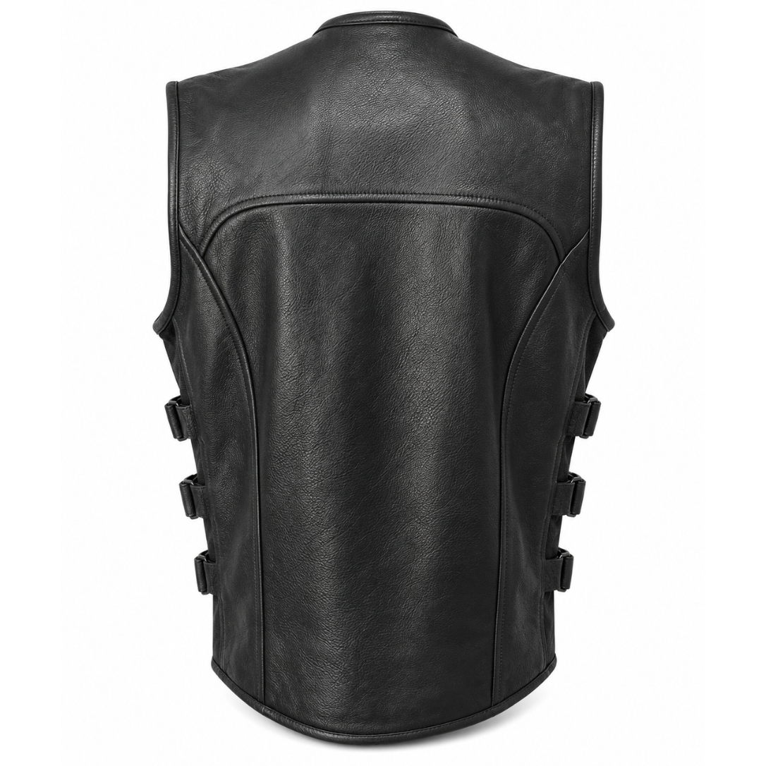 Nexo Sonic Perforated Leather Vest