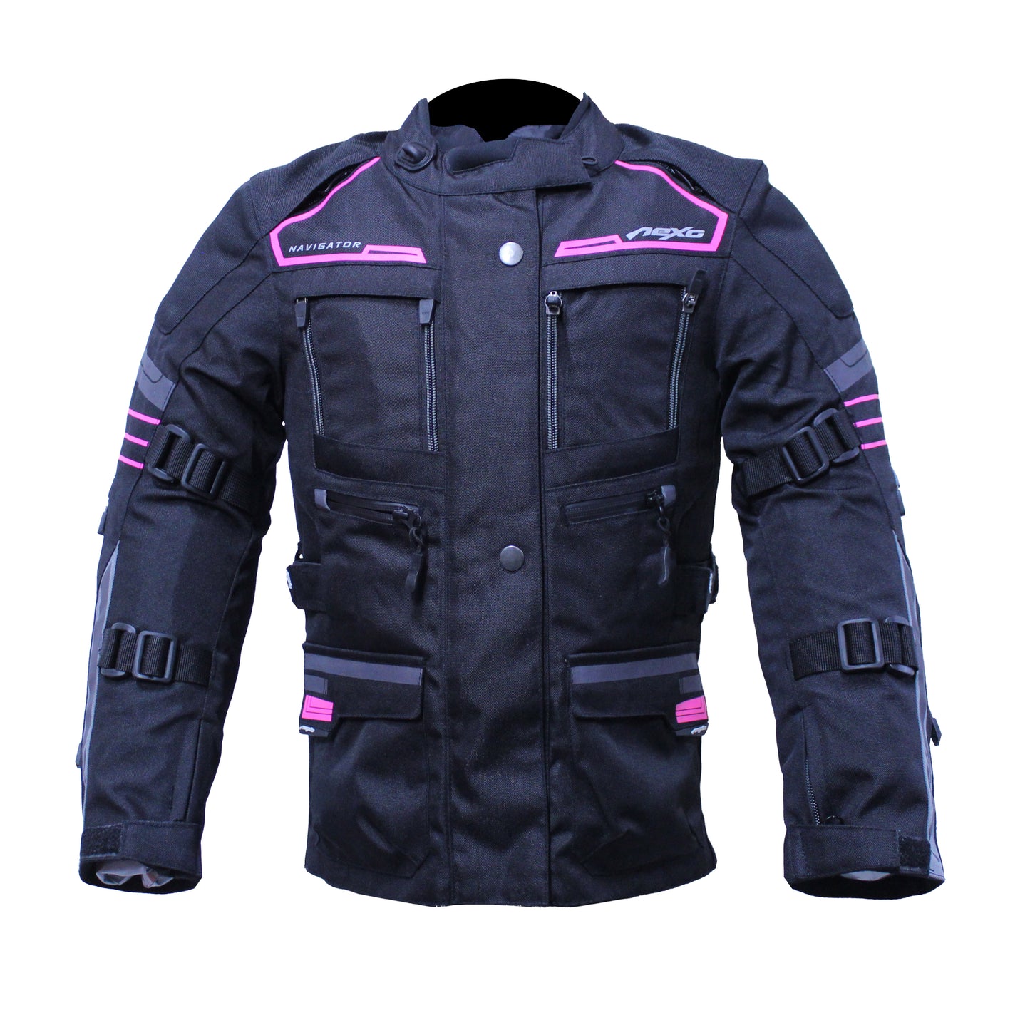 NEXO Kids Navigator Jacket - Black/Pink