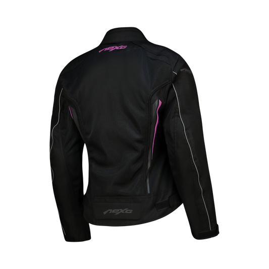 NEXO Ladies Milano Airflow Jacket - Black/Pink