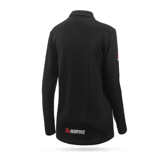 Akrapovic Corpo Zip Turtleneck Hoodie Women's Black
