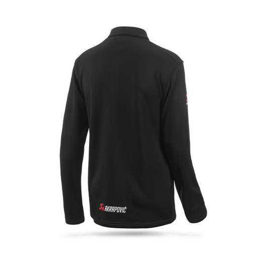 Akrapovic Corpo Zip Turtleneck Hoodie Men's Black