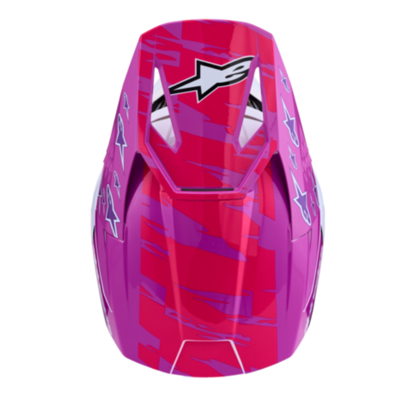 Supertech M3 Falcon Helmet Purple/White/Black/Pink