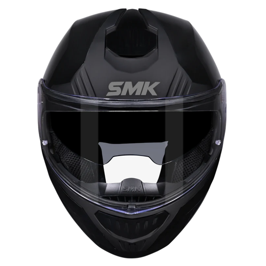 SMK Gullwing Gloss Black Helmet GL200