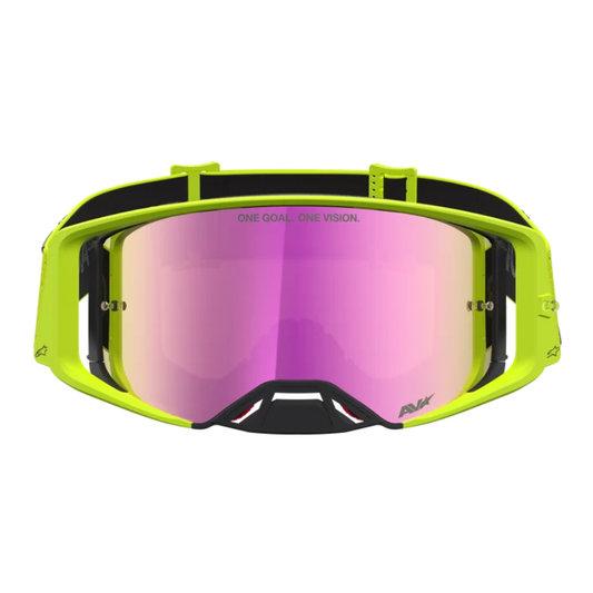 Alpinestars Supertech Vesta Goggles Yellow Fluo/Black/Mirror Red