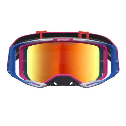 Alpinestars Vision 8 Maven Fire Red/Black/Mirror Red