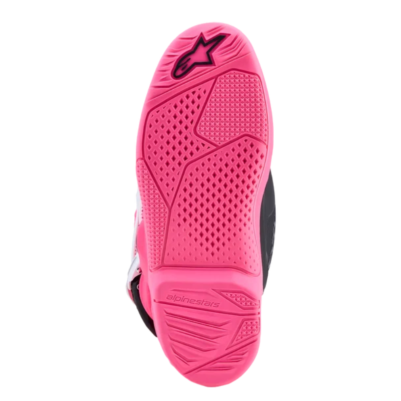 Alpinestars Tech 7S Youth Boots Pink Fluo/Black/White