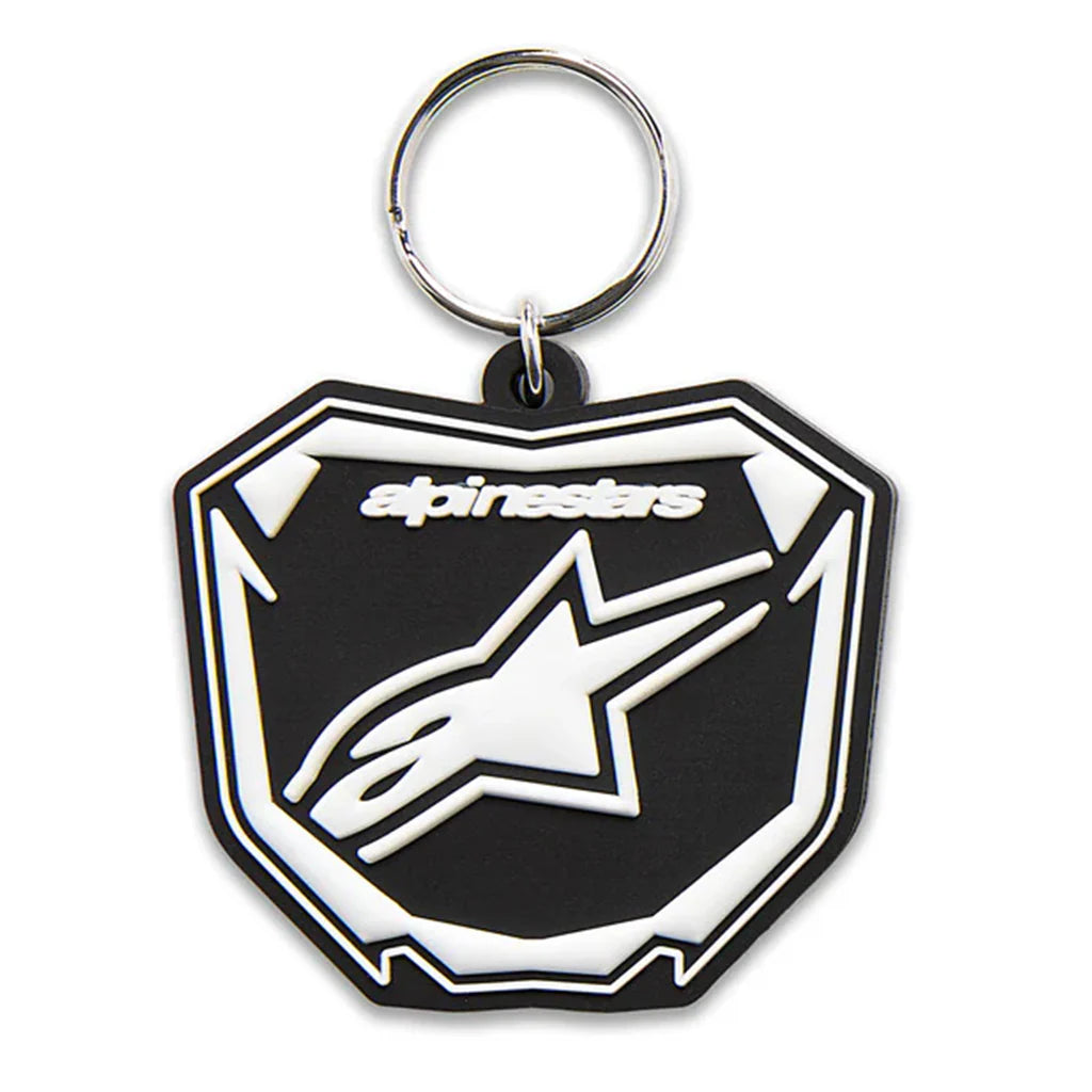 Alpinestars Plate Key Chain Black/White
