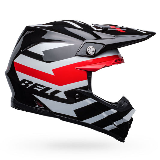 Bell Moto-9S Flex Banshee Black/Red ECE 22/06