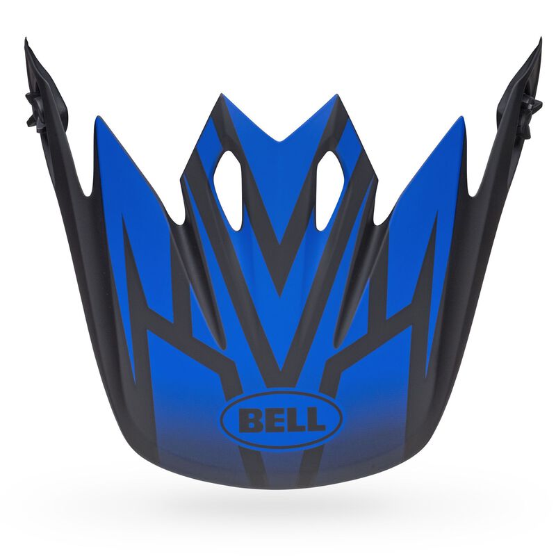 Bell MX-9 Disrupt Peak Matte Black/Blue