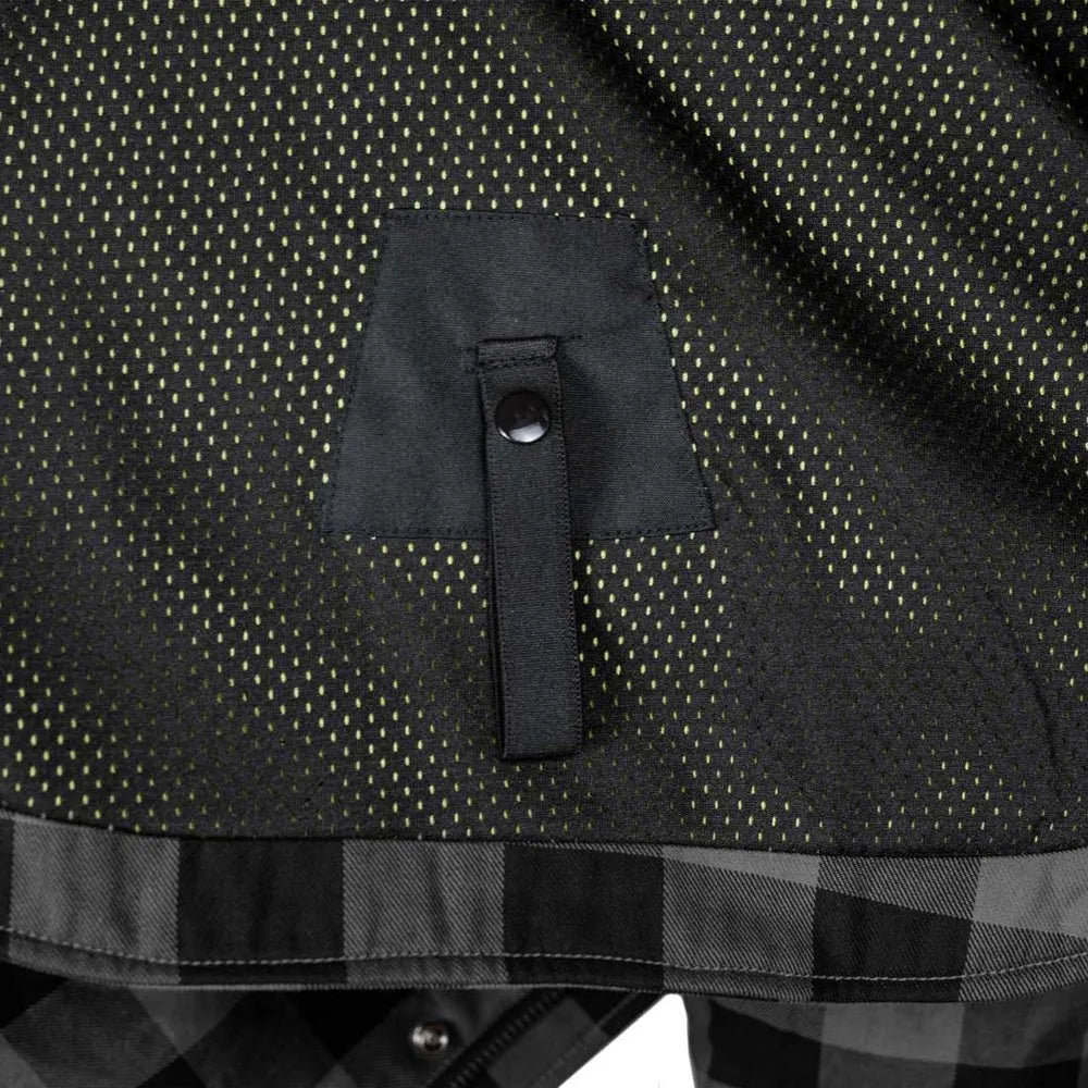 Nexo kEVLAR Flanel Rider Shirt - BLACK/RED