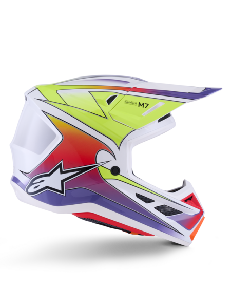 Supertech M7 Fuse Helmet White/Yellow/Purple ECE06