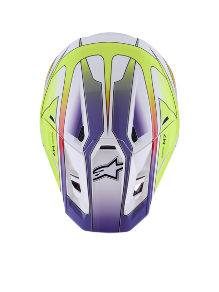 Supertech M7 Fuse Helmet White/Yellow/Purple ECE06