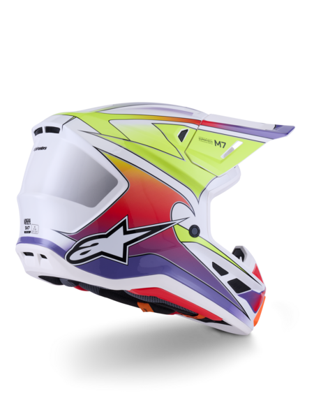 Supertech M7 Fuse Helmet White/Yellow/Purple ECE06