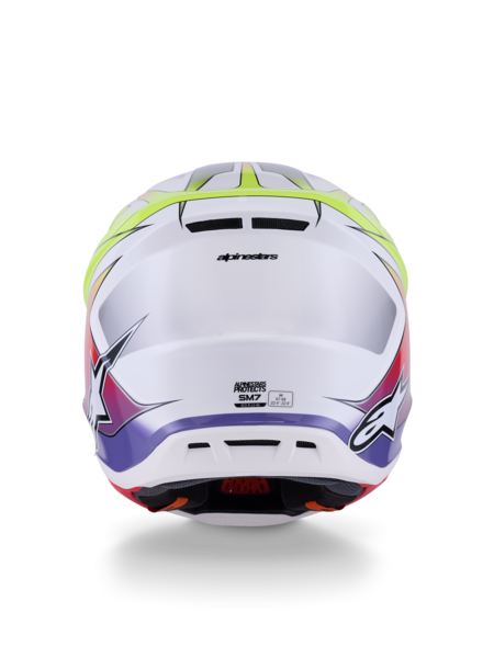 Supertech M7 Fuse Helmet White/Yellow/Purple ECE06