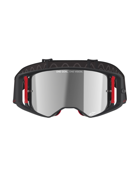 Alpinestars Supertech Corp Goggles Black/Red Mirror Silver