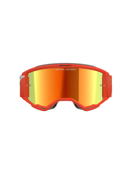 Alpinestars Vision 5 Corp Goggles Orange Mirror Red