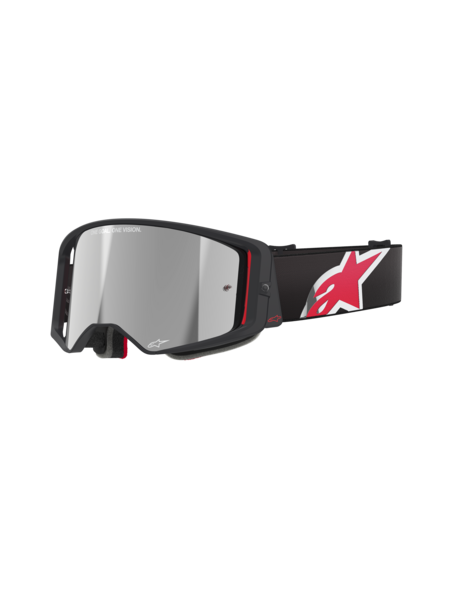 Alpinestars Supertech Corp Goggles Black/Red Mirror Silver