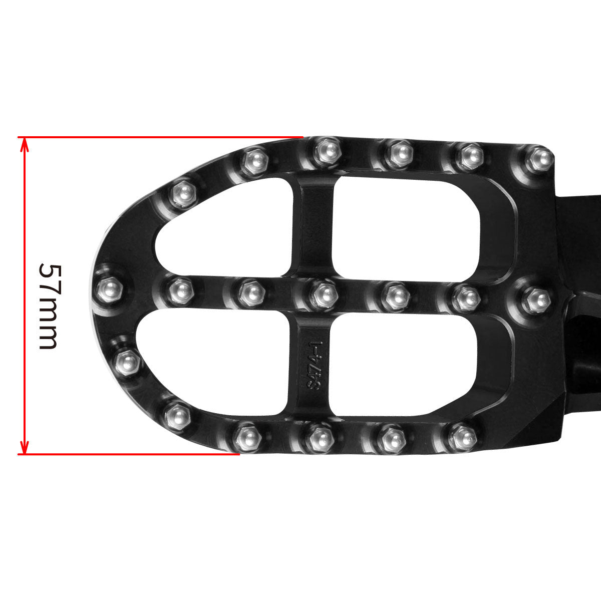 Zeta Aluminium Foot Pegs Stark Varg Titanium