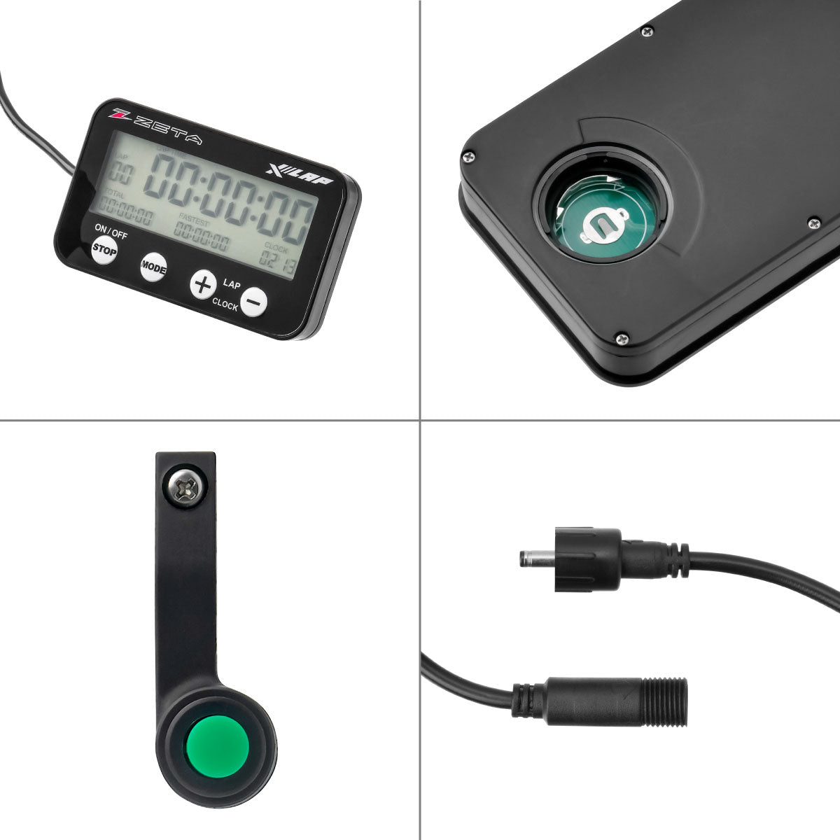 Zeta X-LAP Self-timing Lap Timer for Handlebar 22.2m Brace Type