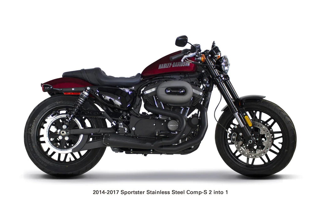 HARLEY DAVIDSON SPORTSTER (2014-2021) COMP-S 2-1 CERAMIC BLACK FULL SYSTEM