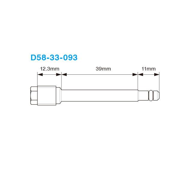 DRC Stainless Brake Pin C-TYPE 39MM