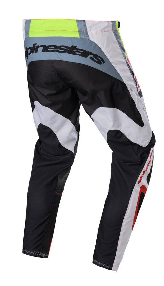 Alpinestars 2024 Fluid Agent Pants Black/Mars Red/Yellow Fluo
