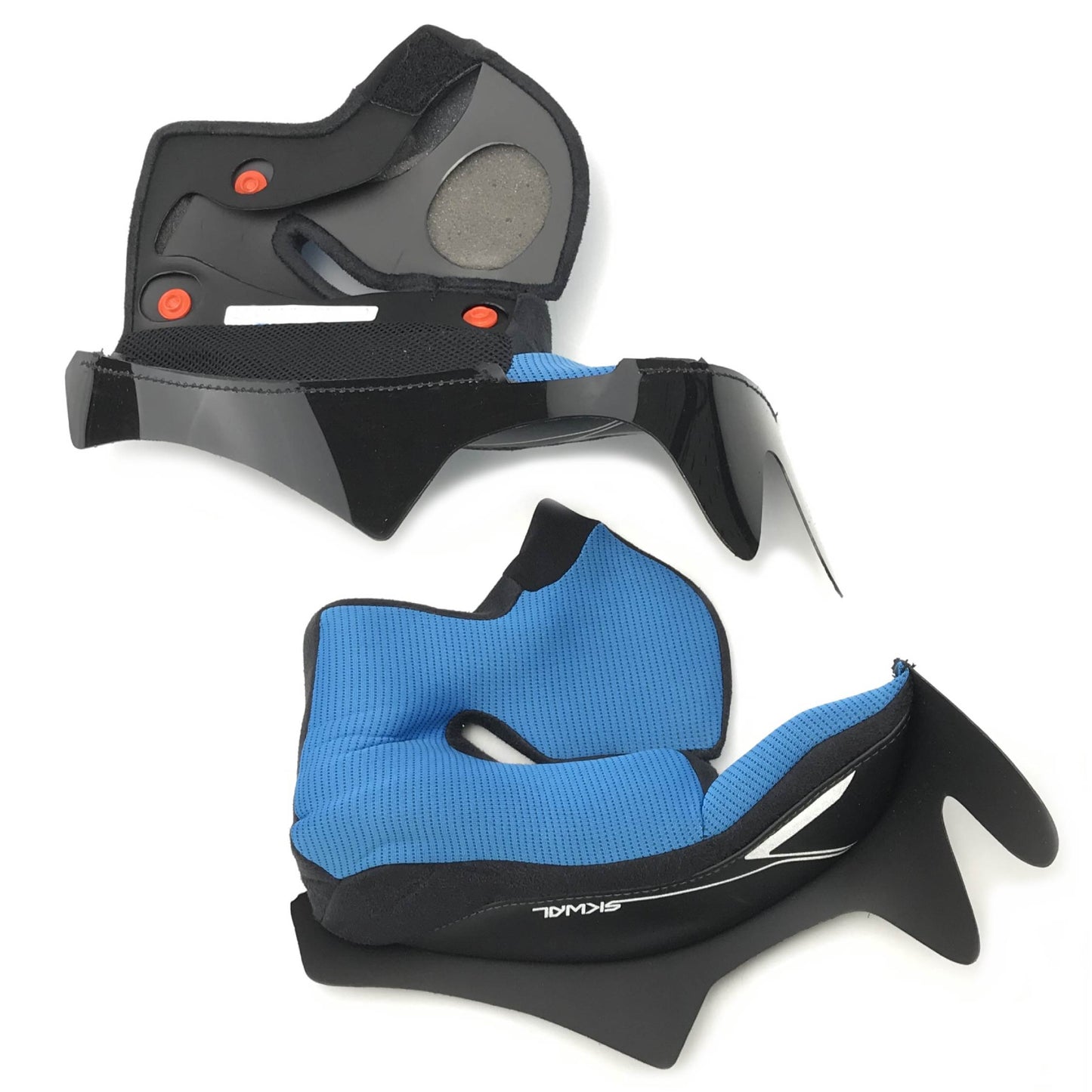 Shark Skwal/D-Skwal Cheek Pads BLUE Bamboo