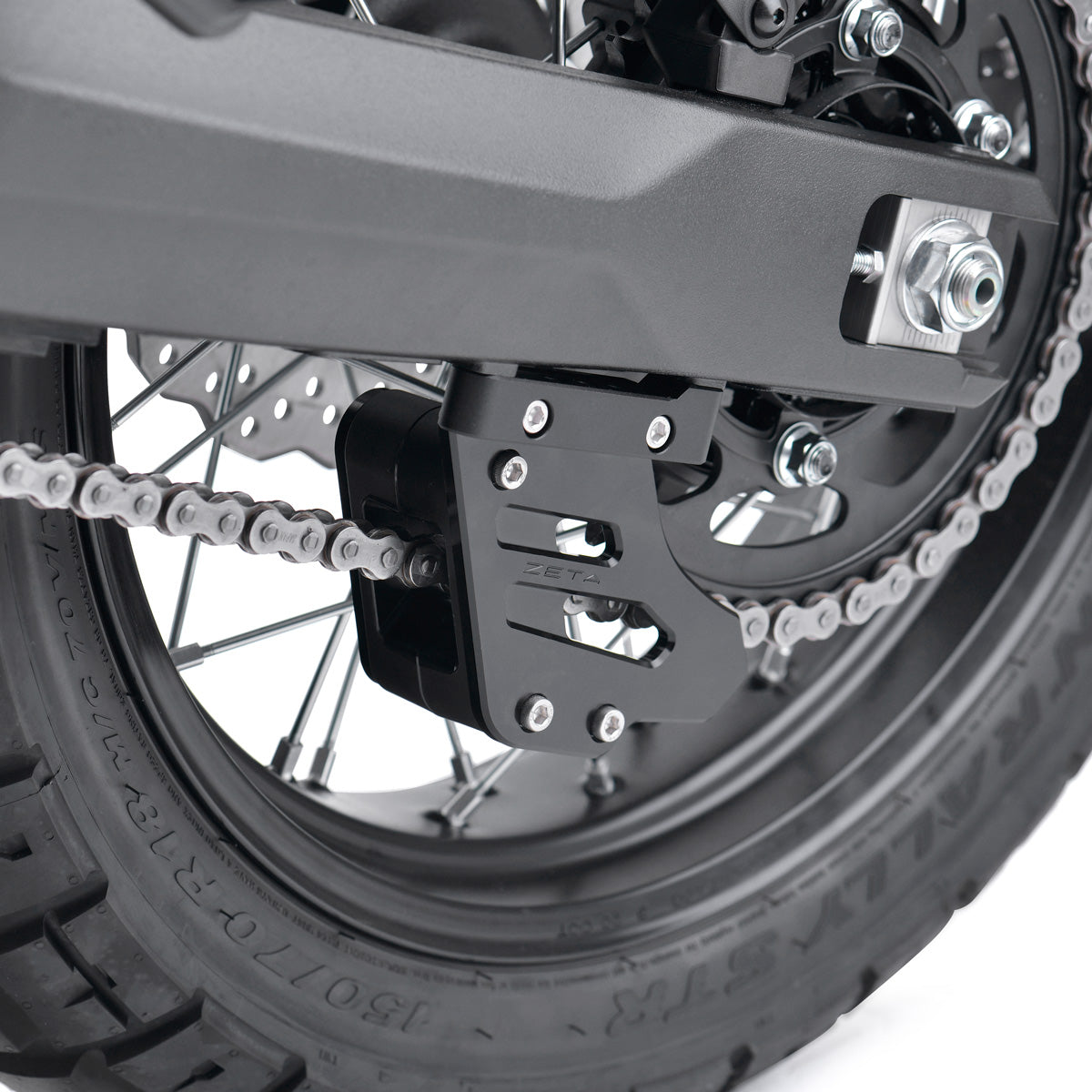 Zeta Durable Chain Guide Tenere700 Black