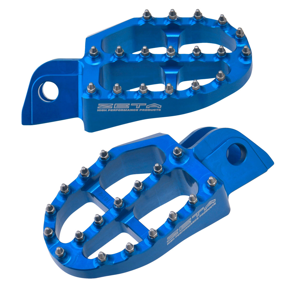Zeta Alu Foot Pegs KTM SX - '15 H-Blue
