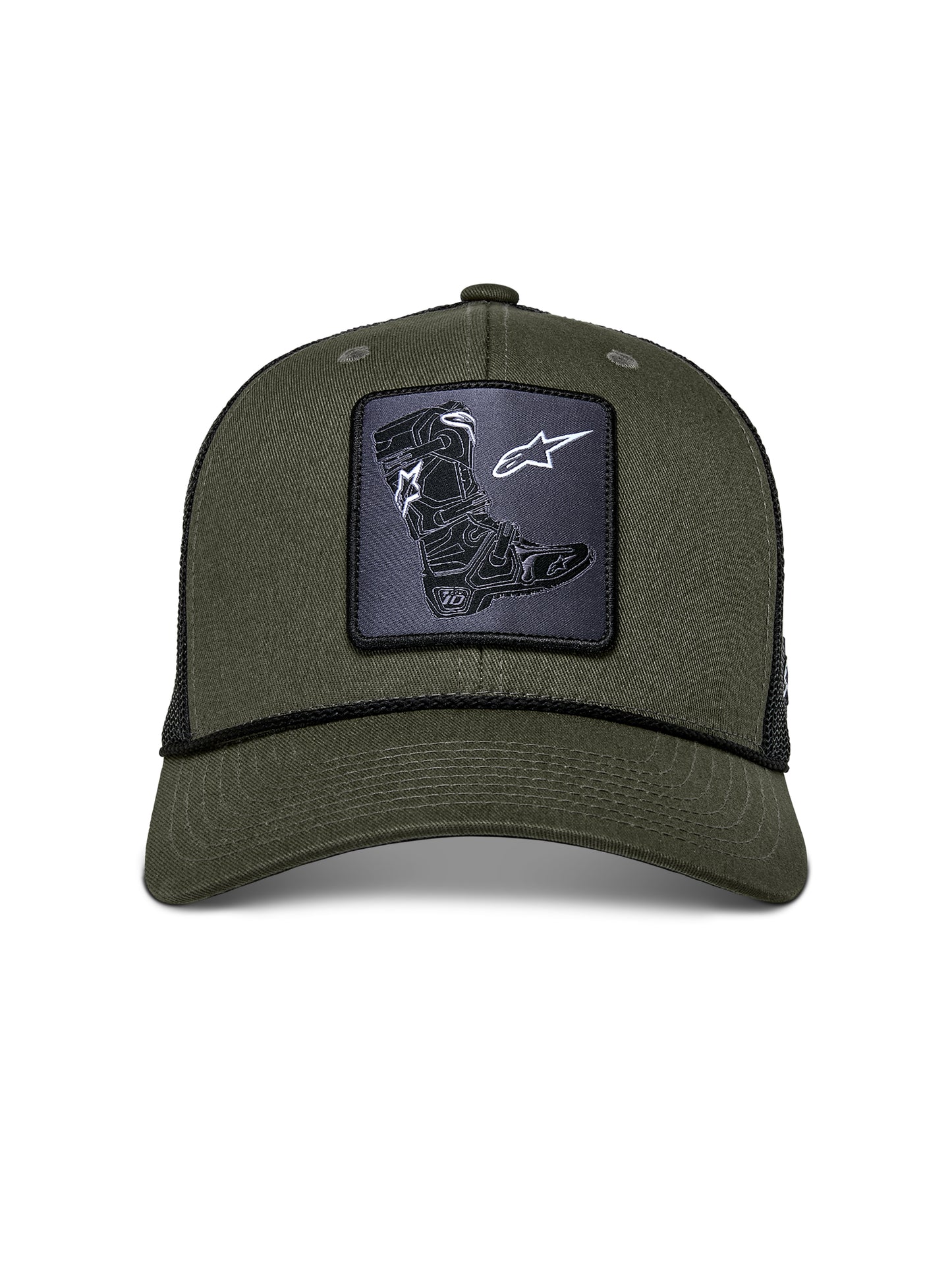 Alpinestars Booted Trucker Hat Military Green/Black