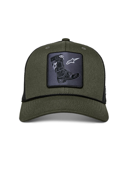 Alpinestars Booted Trucker Hat Military Green/Black