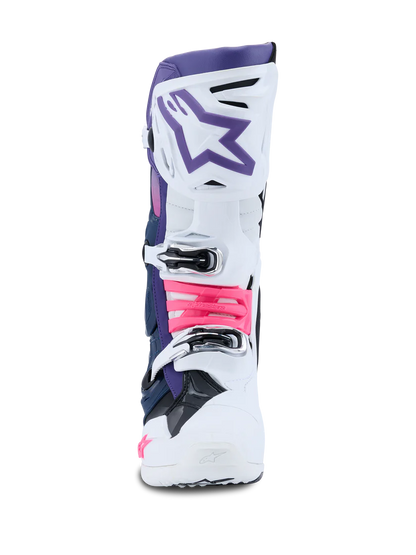 Alpinestars Tech 10 Boots 2025 Violet/Navy/Pink