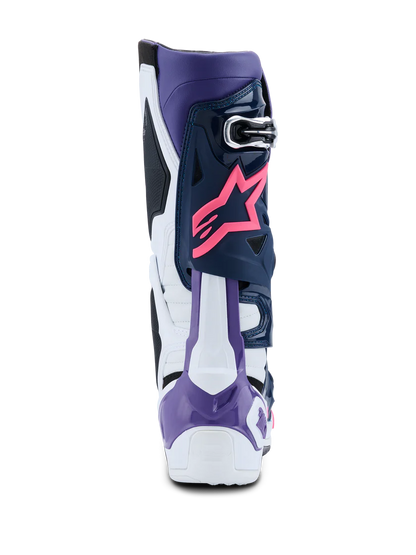 Alpinestars Tech 10 Boots 2025 Violet/Navy/Pink