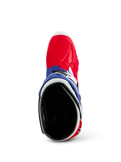 Alpinestars Tech 10 Boots Bright Red/ White/Blue